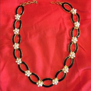 Women's Black and White Necklace